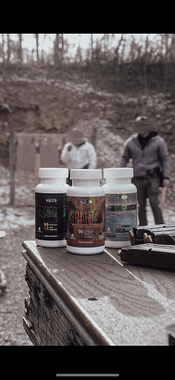 SOCOM II – SOCOM II bottles on a table at a shooting range