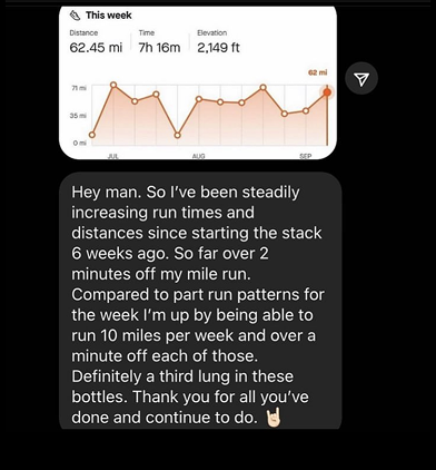 SOCOM I – DM with run chart: 2+ minutes off mile, third lung
