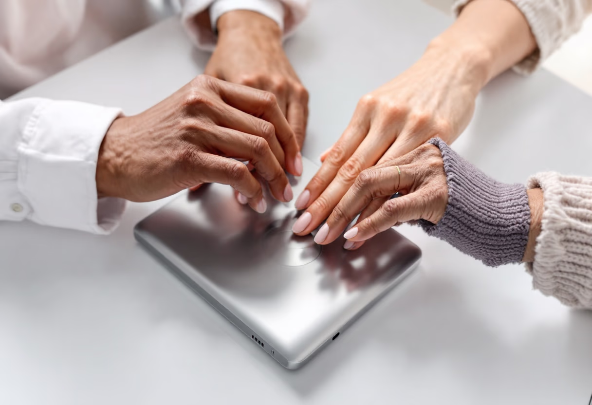 image of pharmacist consulting with a customer