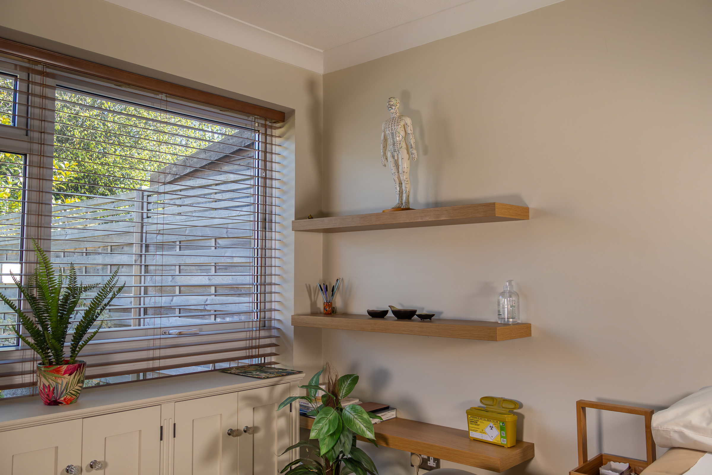 Atmosphere inside the Hayley Clark Acupuncture practice