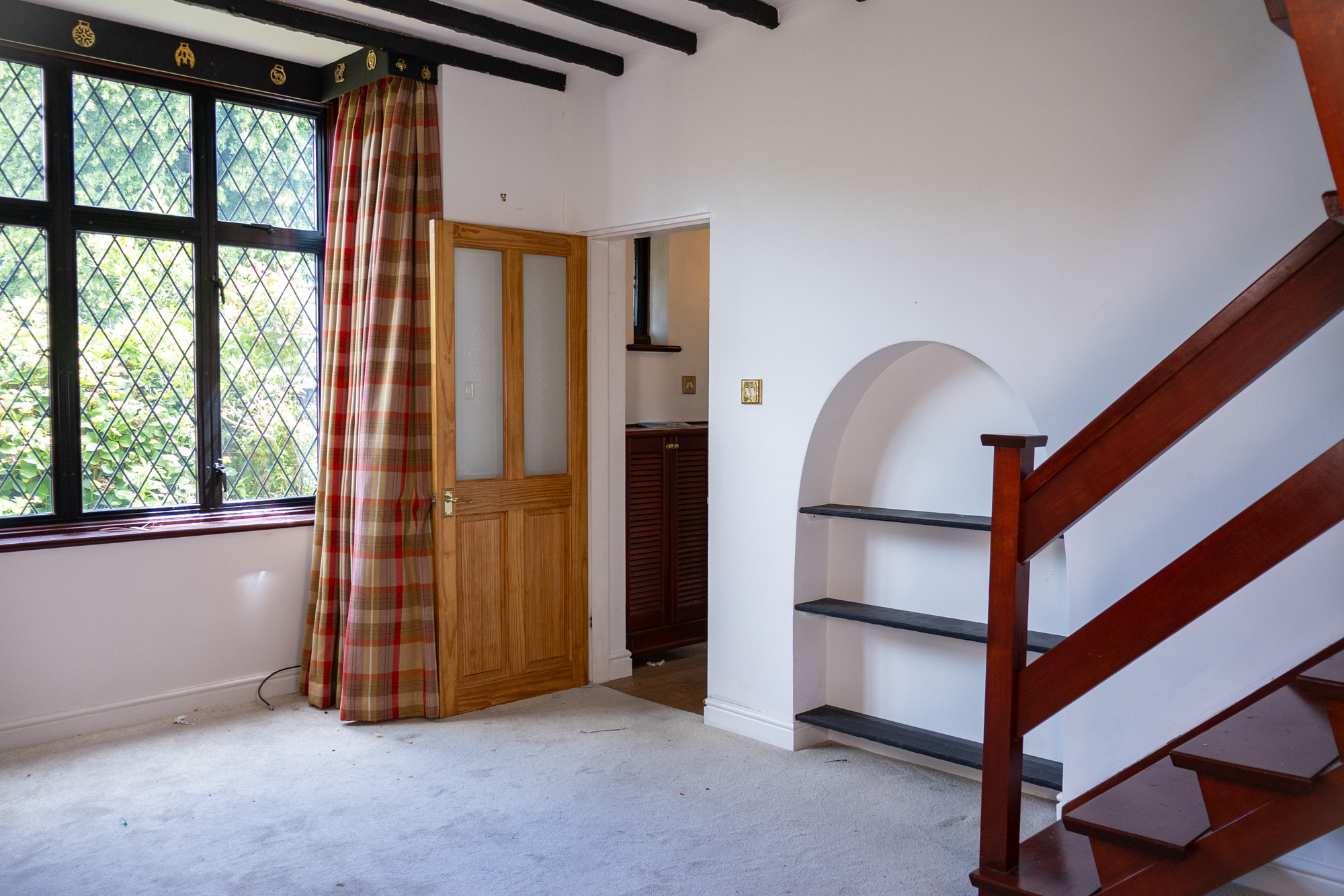 Lounge in the property before renovation