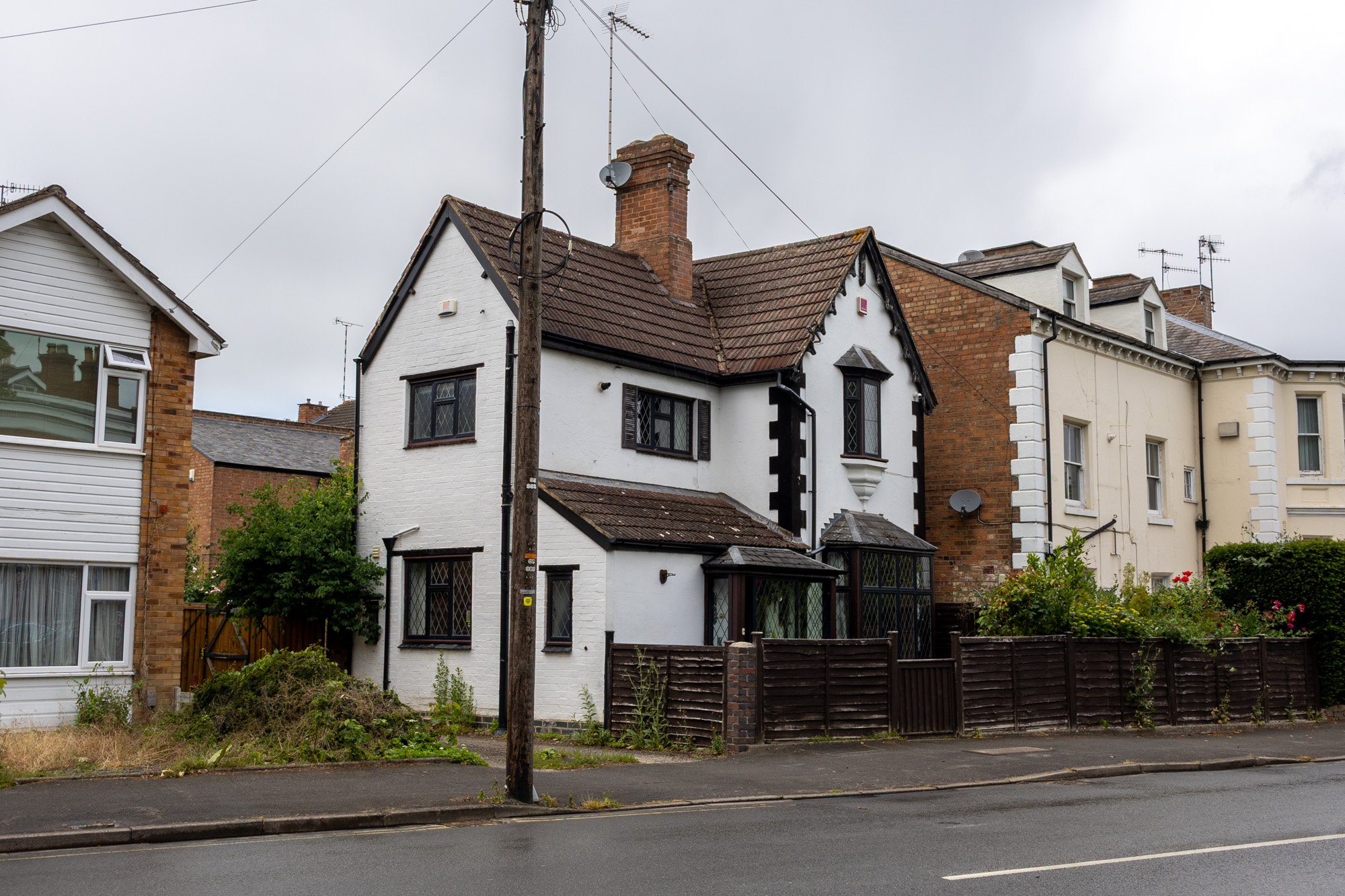 Exterior of the property ahead of renovation, Northamptonshire