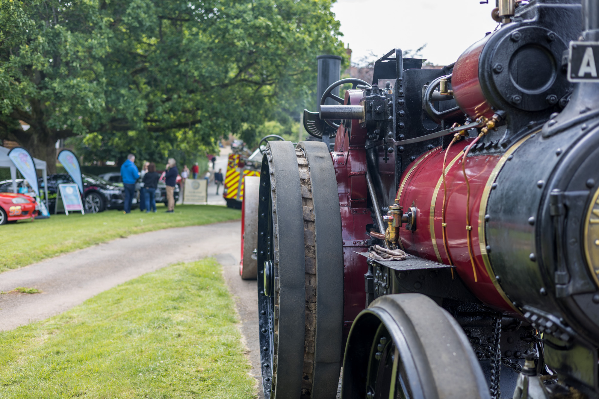 Big wheel attraction at Creaton in Bloom