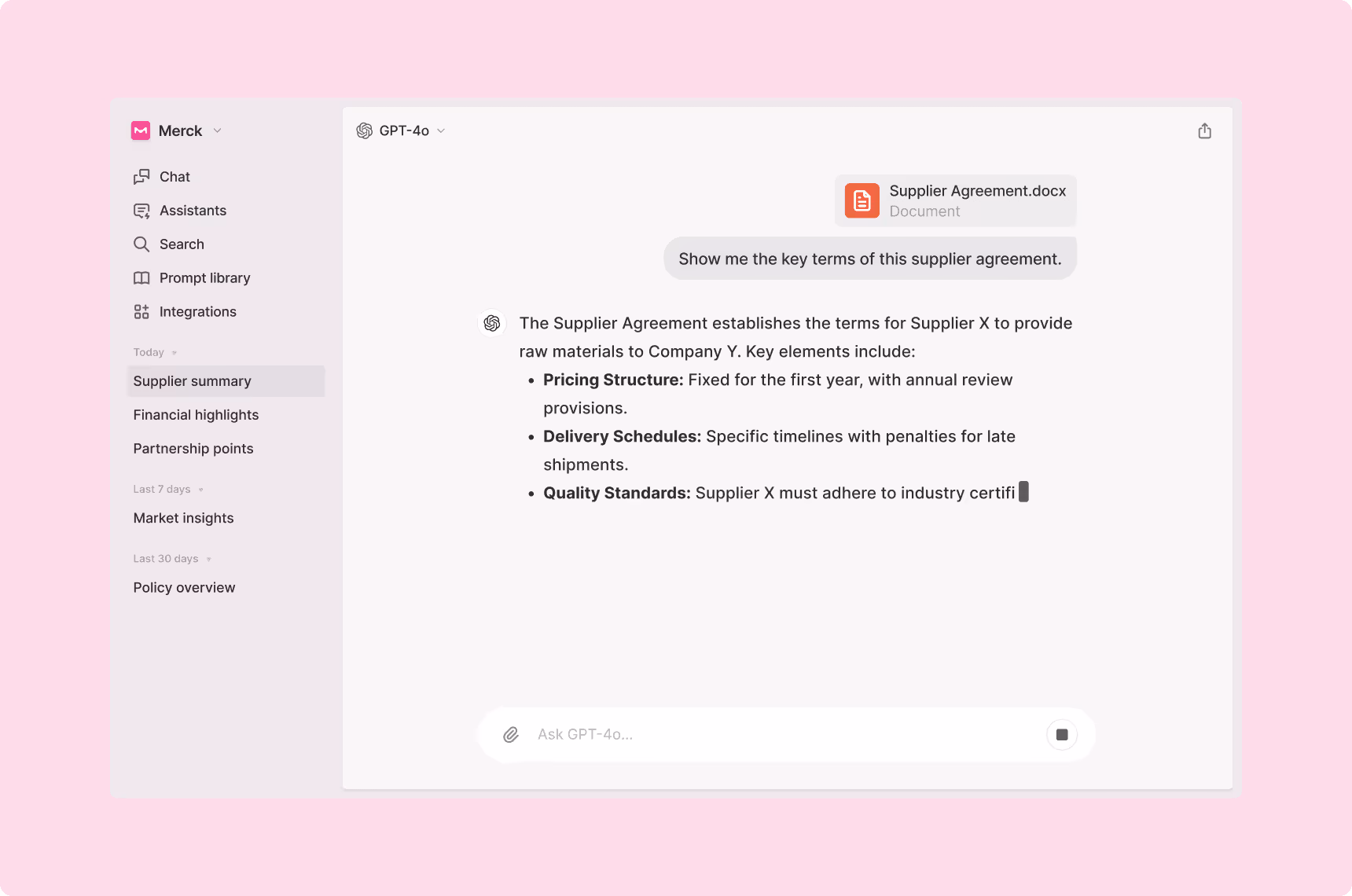 Merck Implementation