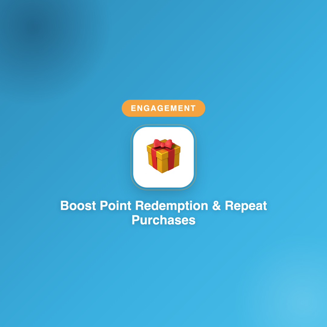 Boost Point Redemption & Repeat Purchases