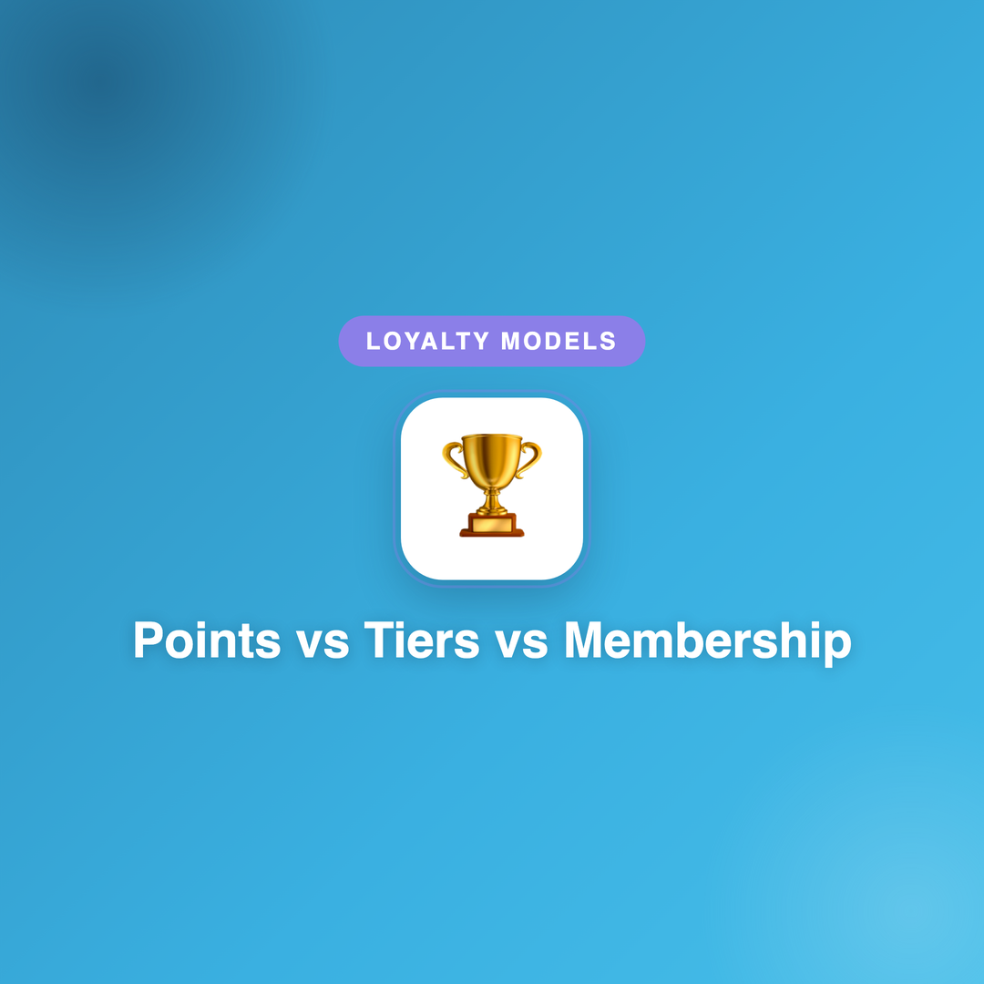 Points vs Tiers vs Membership