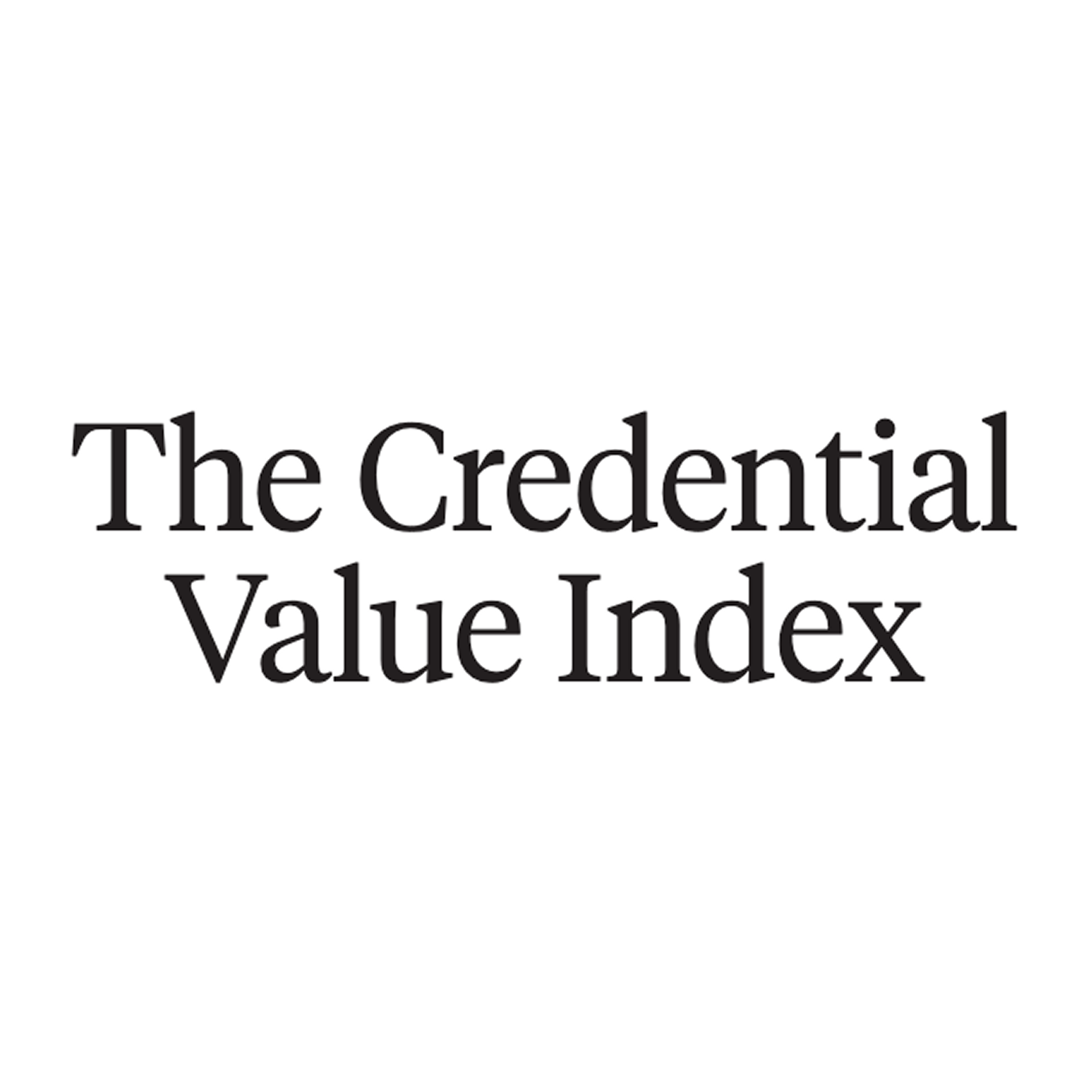 Credential Value Index (CVI)