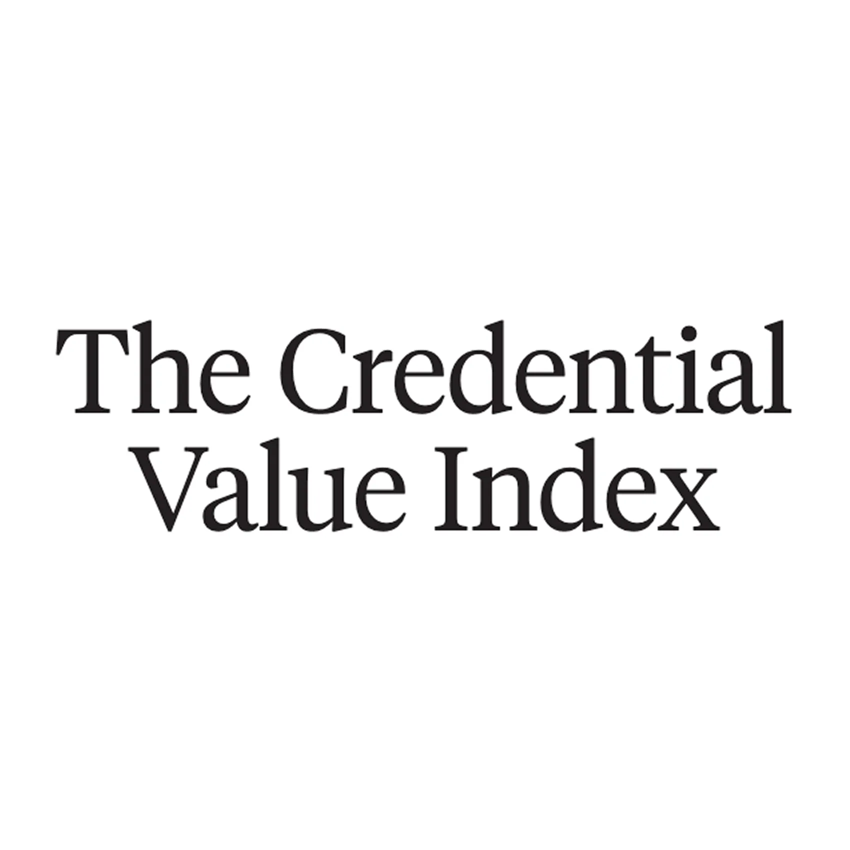 Credential Value Index (CVI)