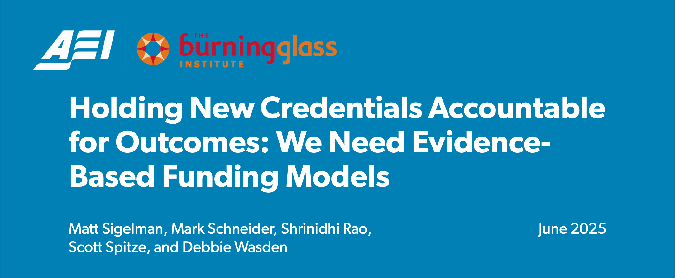 Holding Credentials Accountable To Outcomes