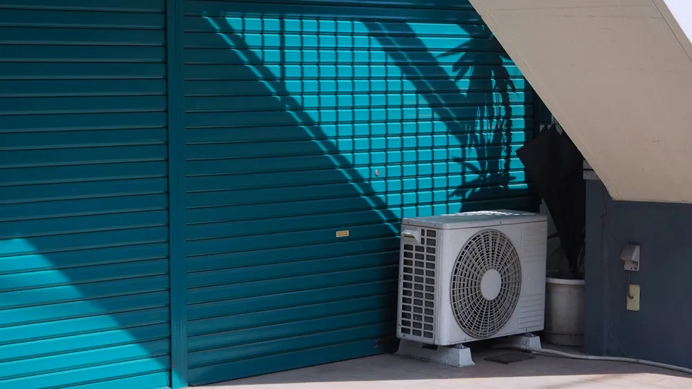 Outdoor AC condenser unit