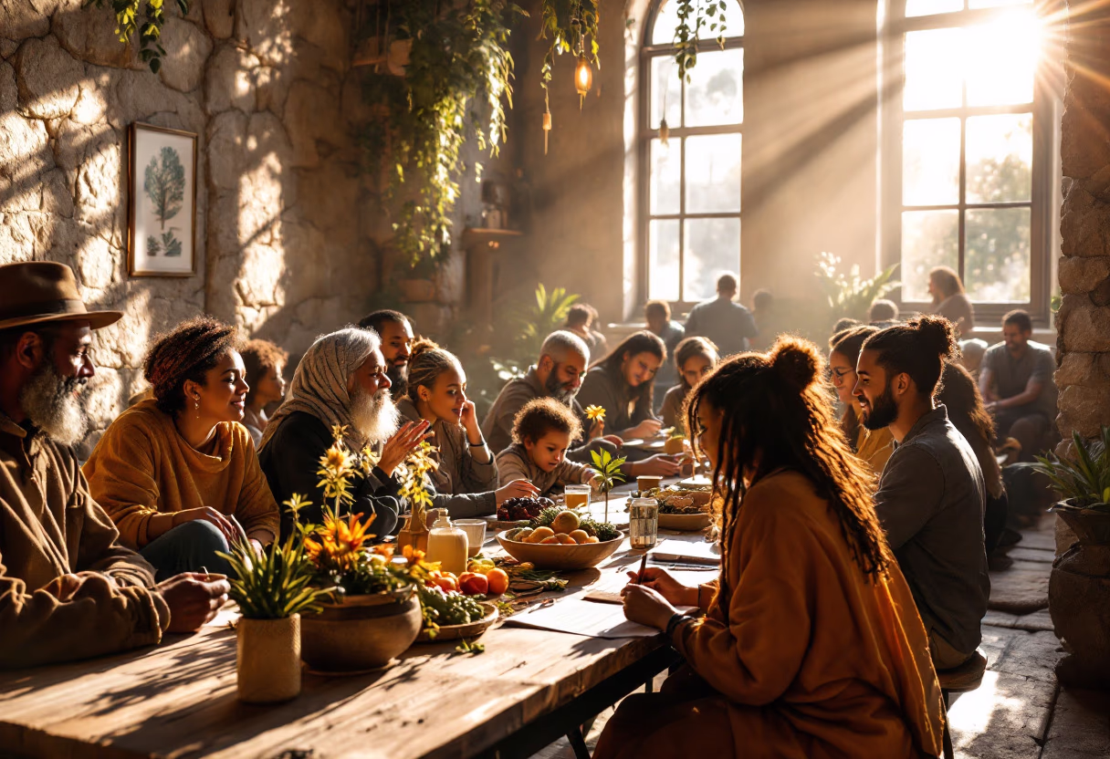 community educational workshop indoors