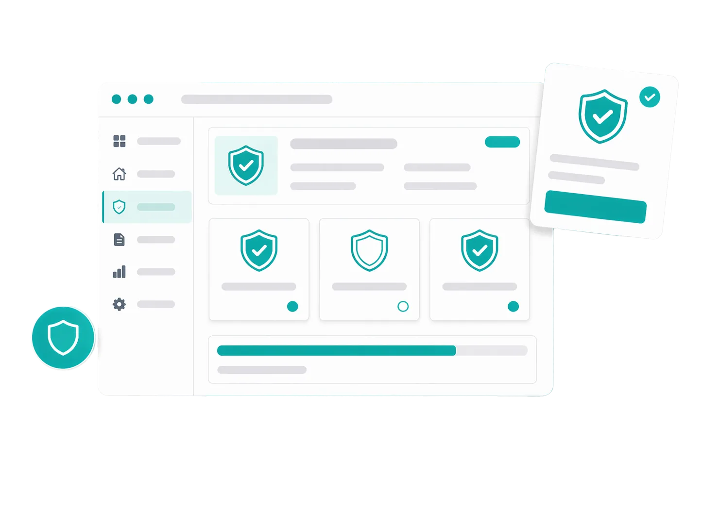 Insurance tracking view showing policies with effective dates and document attachments