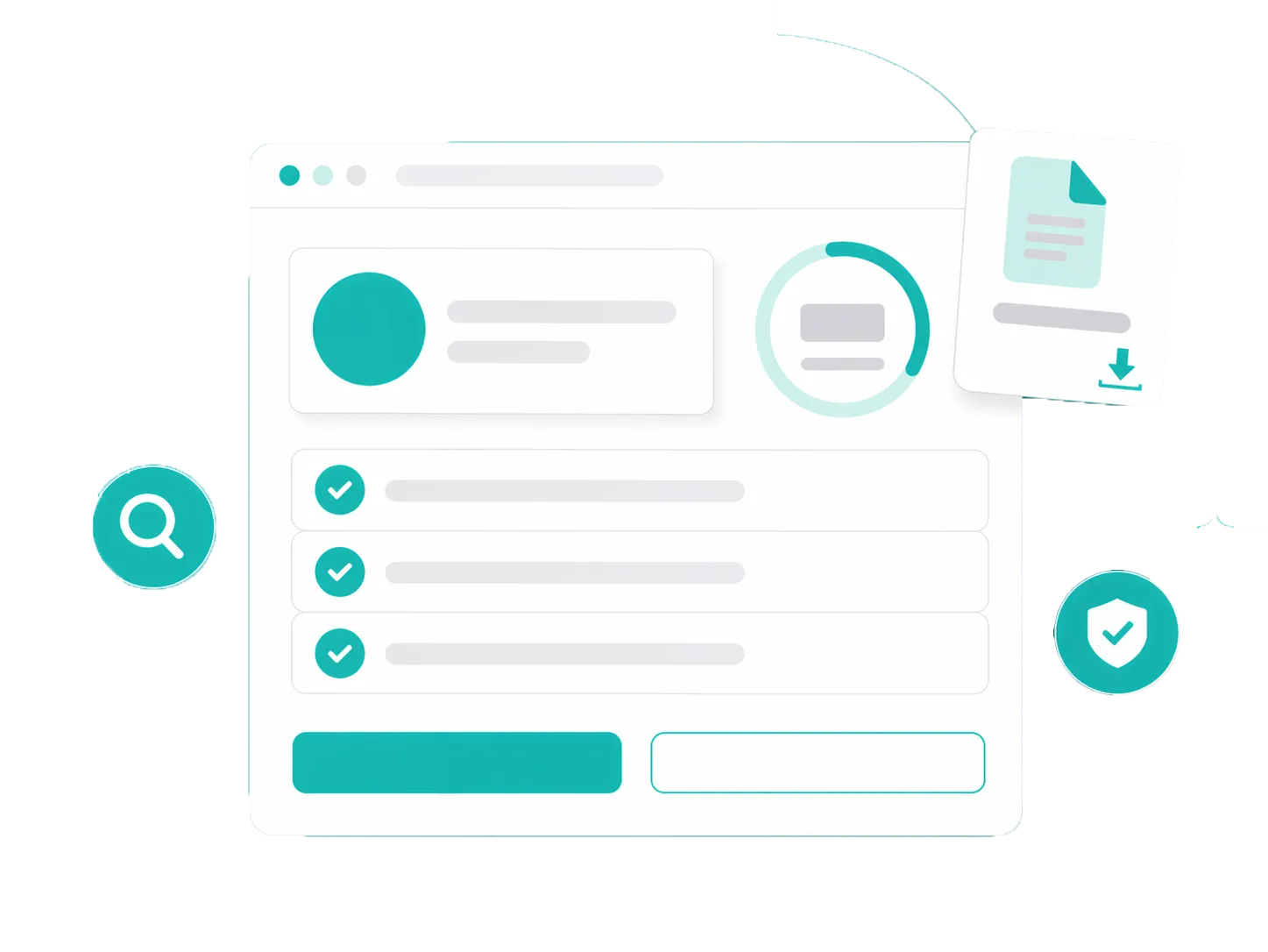 Applicant screening summary showing credit, criminal, eviction, and rental history sections