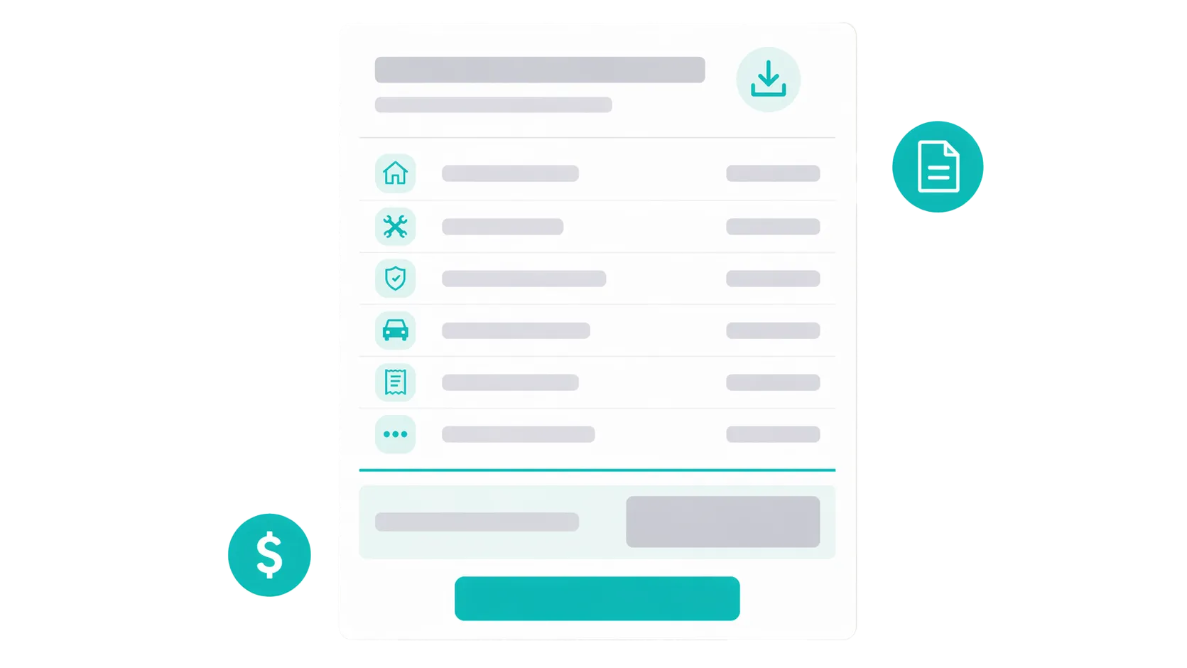 Tax export screen showing Schedule E summary with category totals
