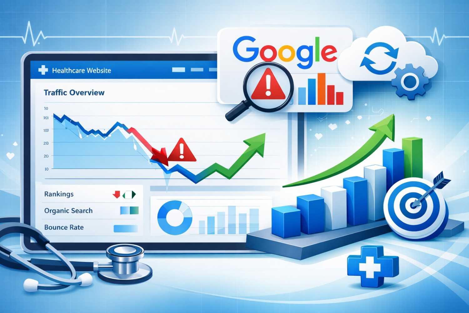 Healthcare SEO Drop After Google Update