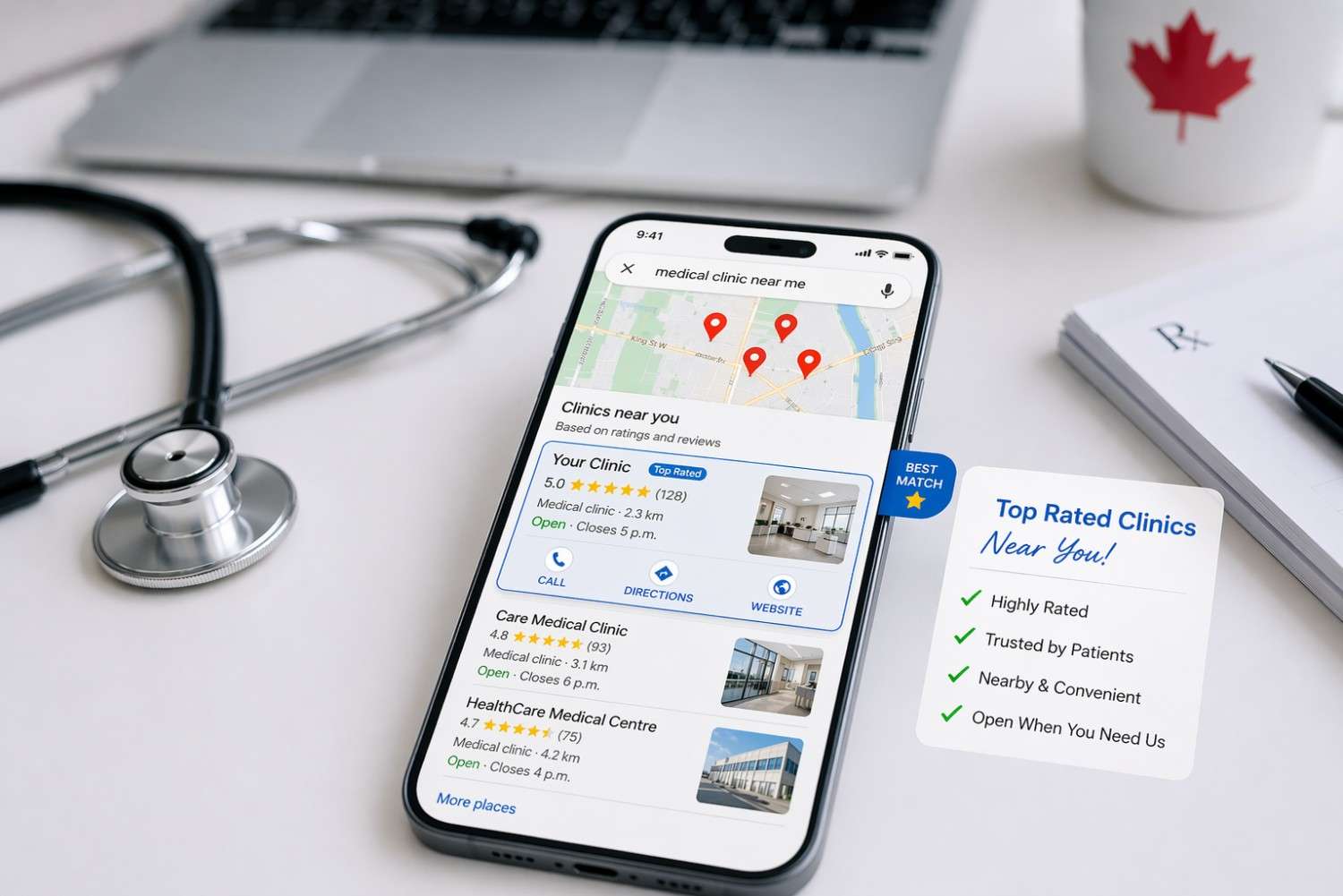 Local SEO for Canadian Clinics