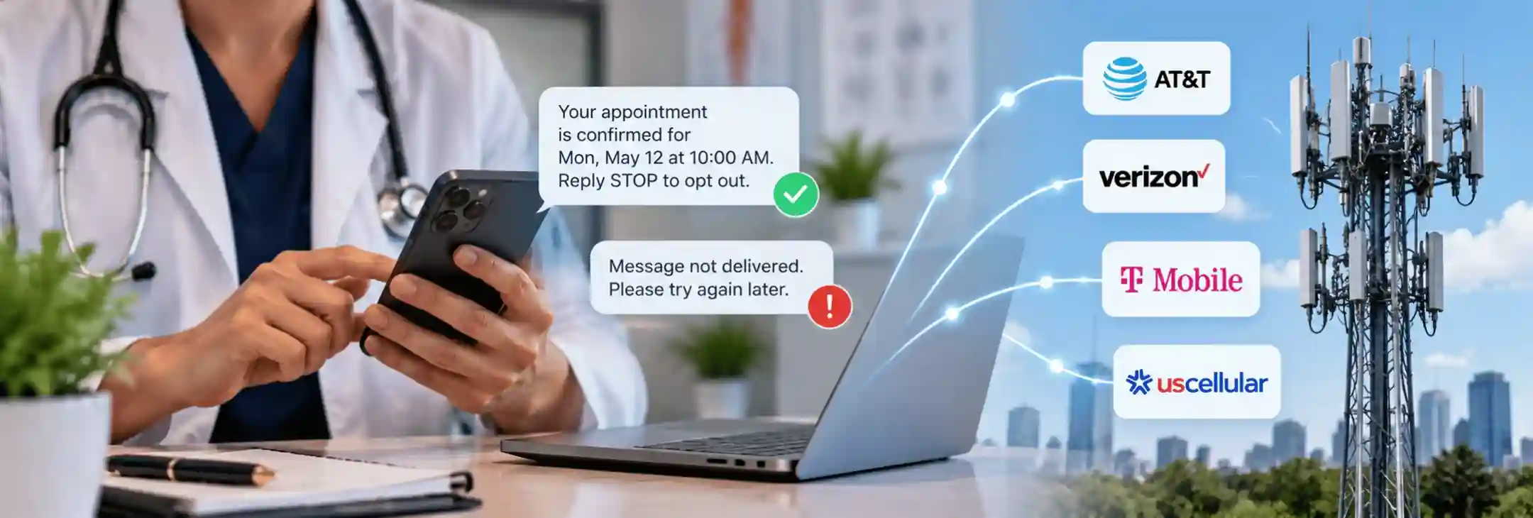 Clinic Texts Not Being Delivered? 10DLC Registration for Healthcare Practices in the US
