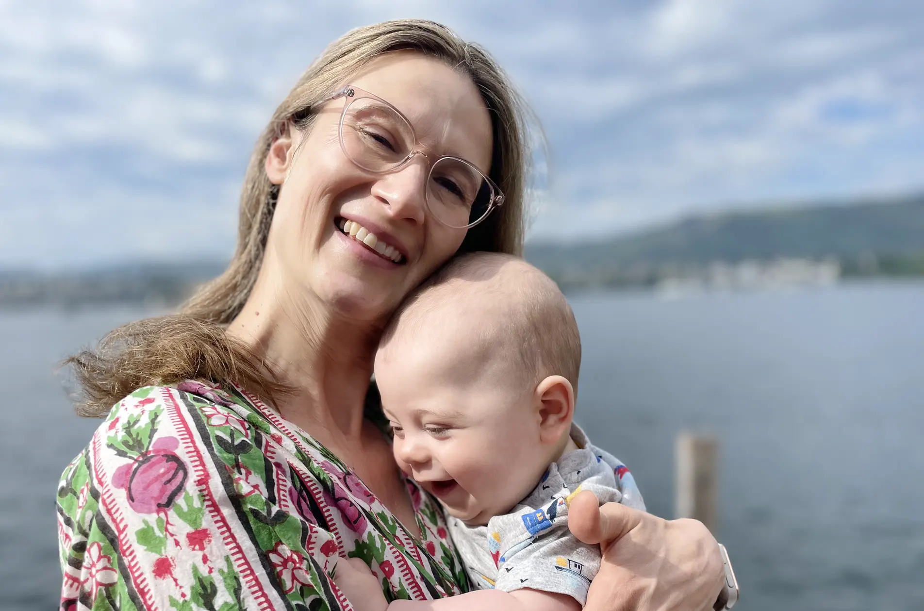 IVF Doula holding a baby