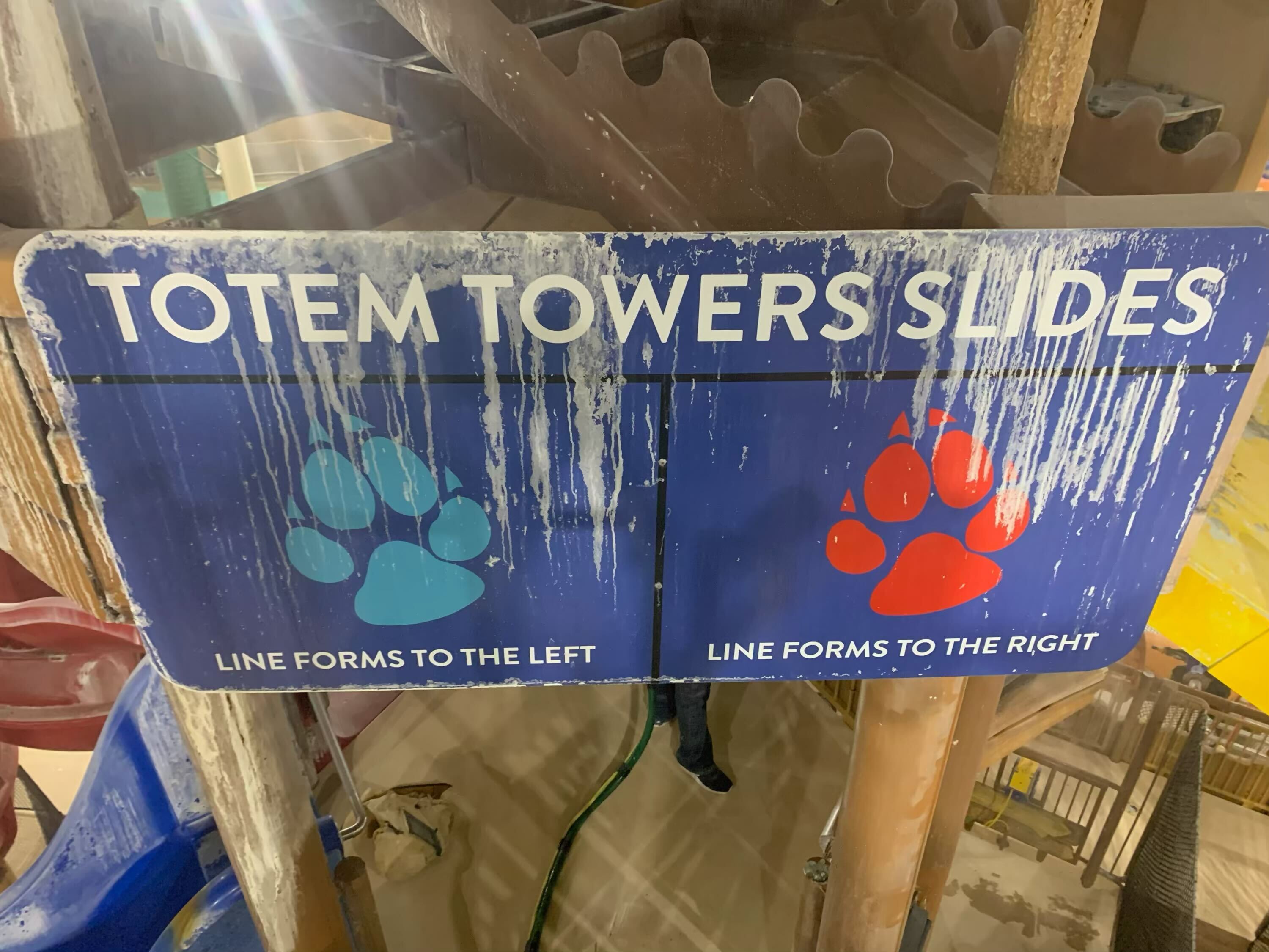 Scale on Water Park Signage