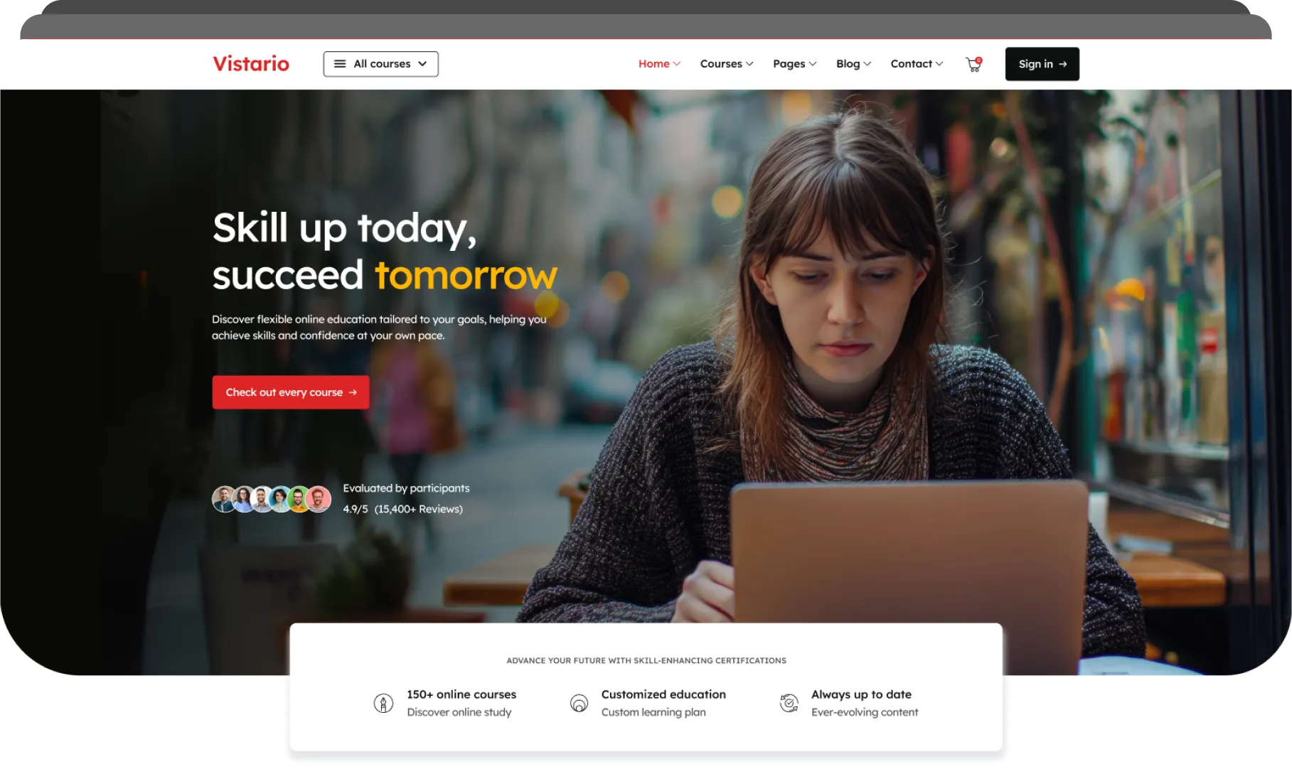 Landing home screenshot one