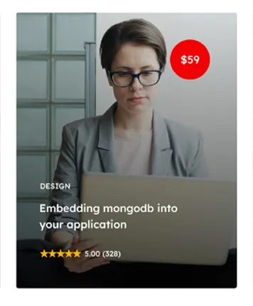 landing course card screenshot