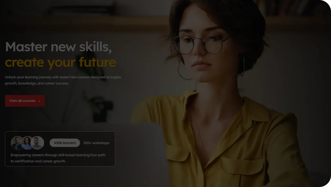 landing home one screenshot