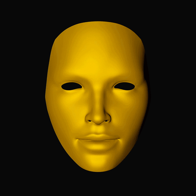 Optical illusion of a hollow face mask illustrating how perception shapes identity, leadership, and coaching awareness in the 5-Mask Framework