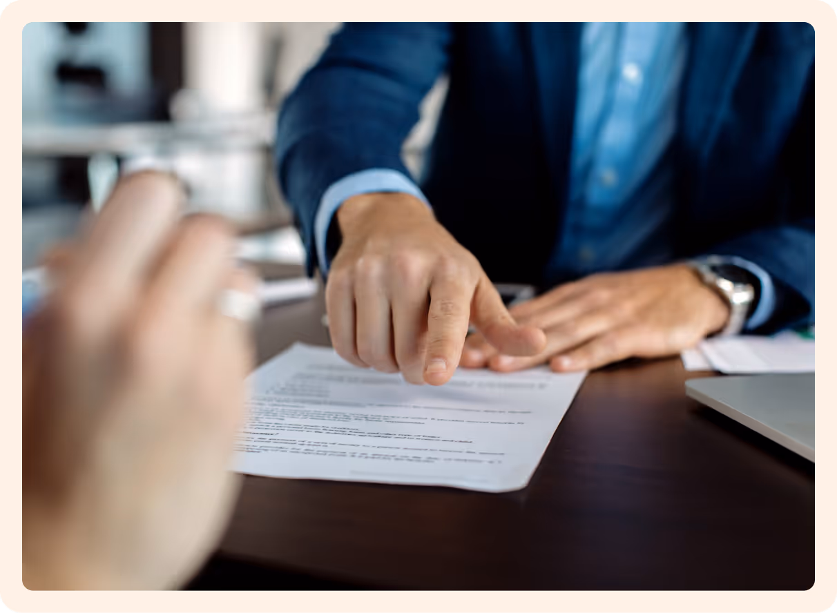 Signature d'un contrat