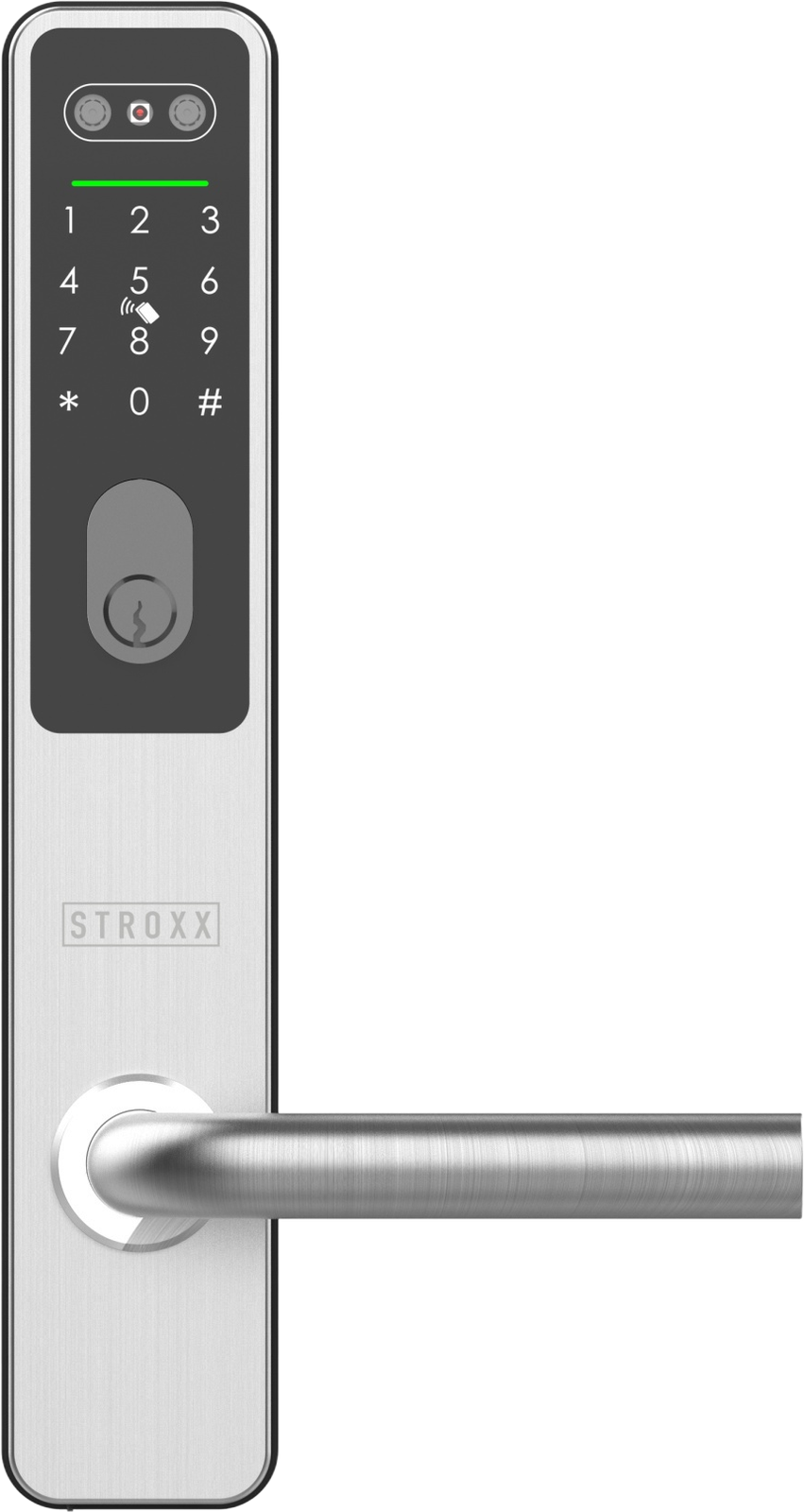 Smart Lock ST-3, rustfrit stål, til oval cylinder, varenr. 40014135