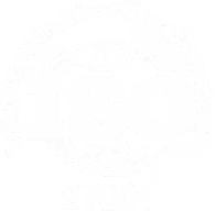 ISO 27001 logo with globe and text 'International Organization for Standardization' encircling it.