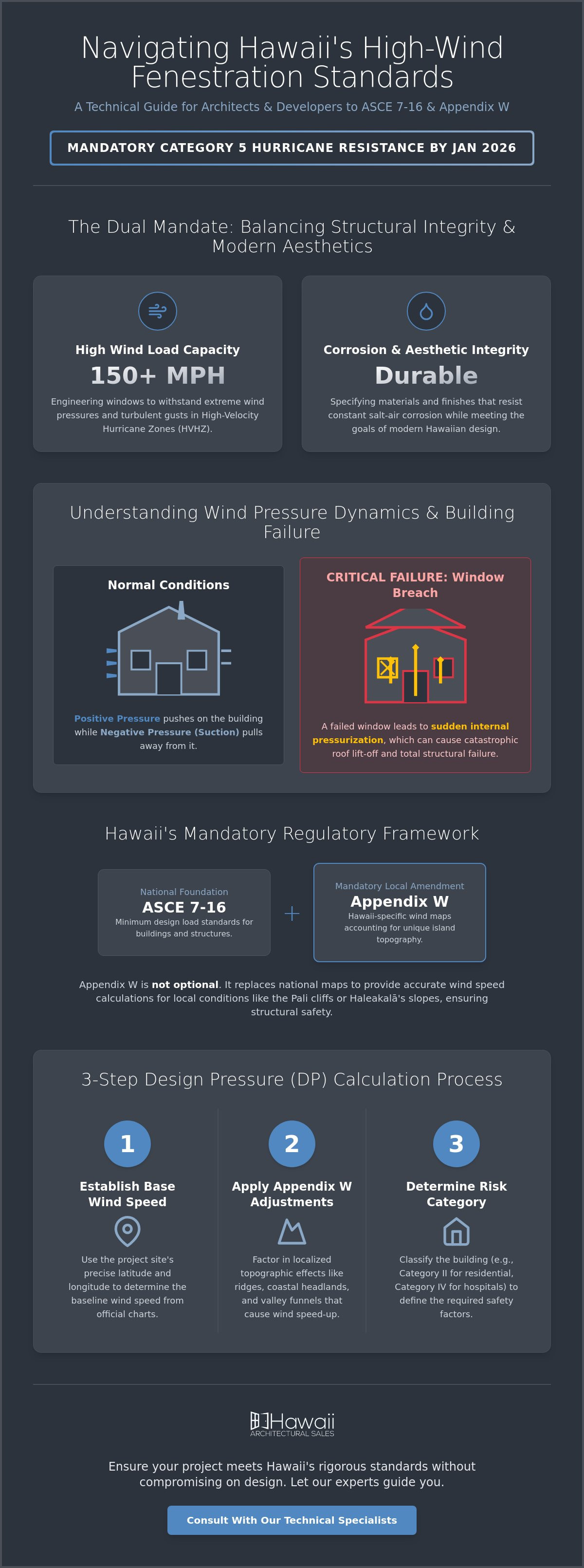 High wind load windows Hawaii