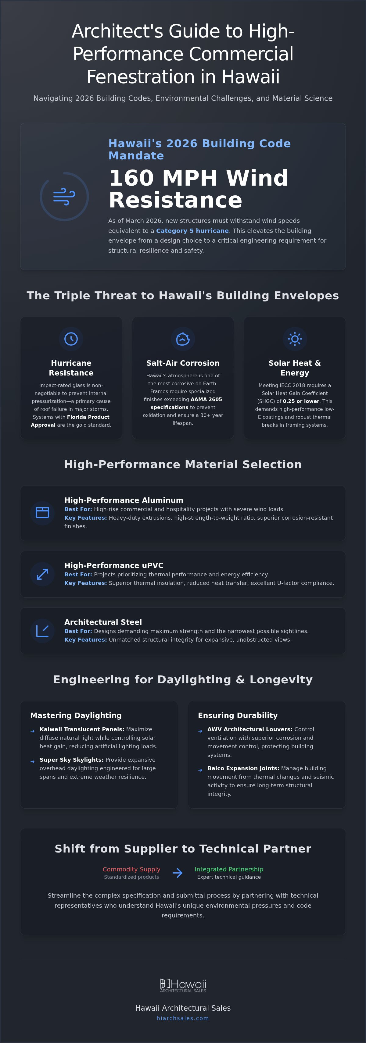 Commercial fenestration Hawaii