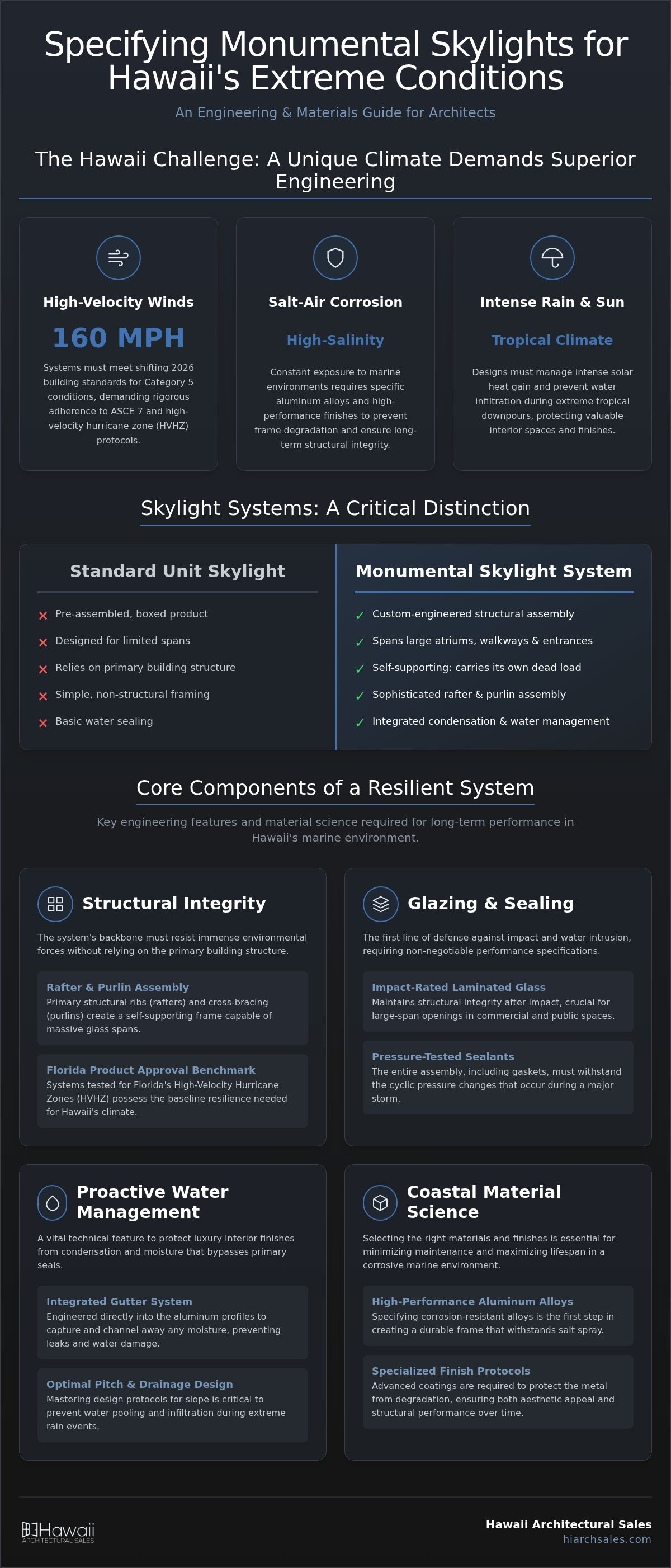 Monumental skylight systems Hawaii