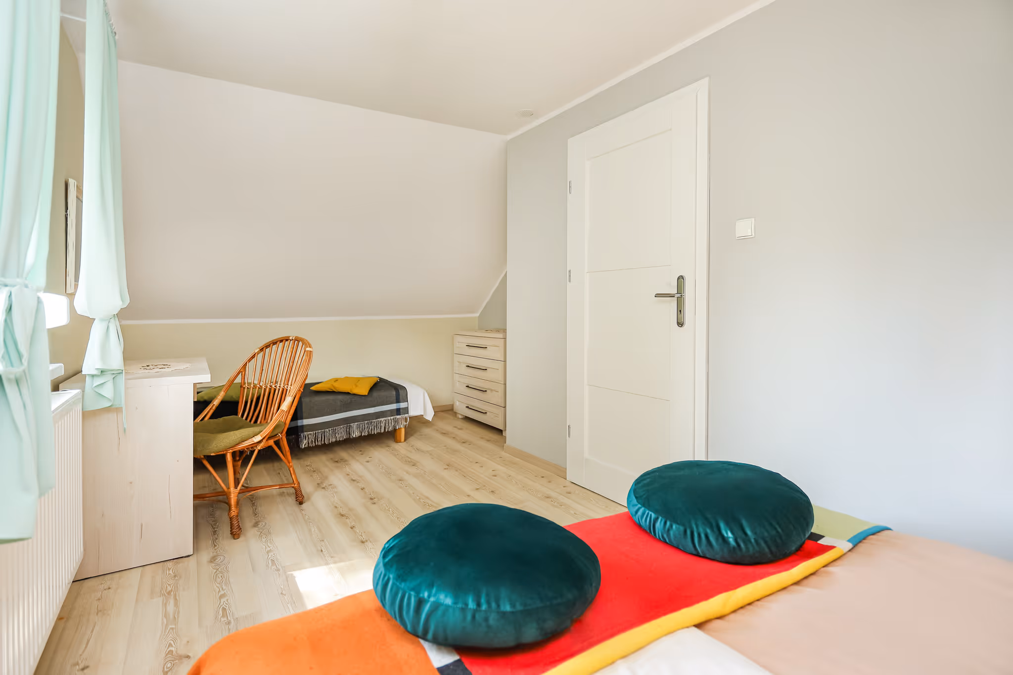 Sypialnia - Wnętrze Domku Bednarzówka