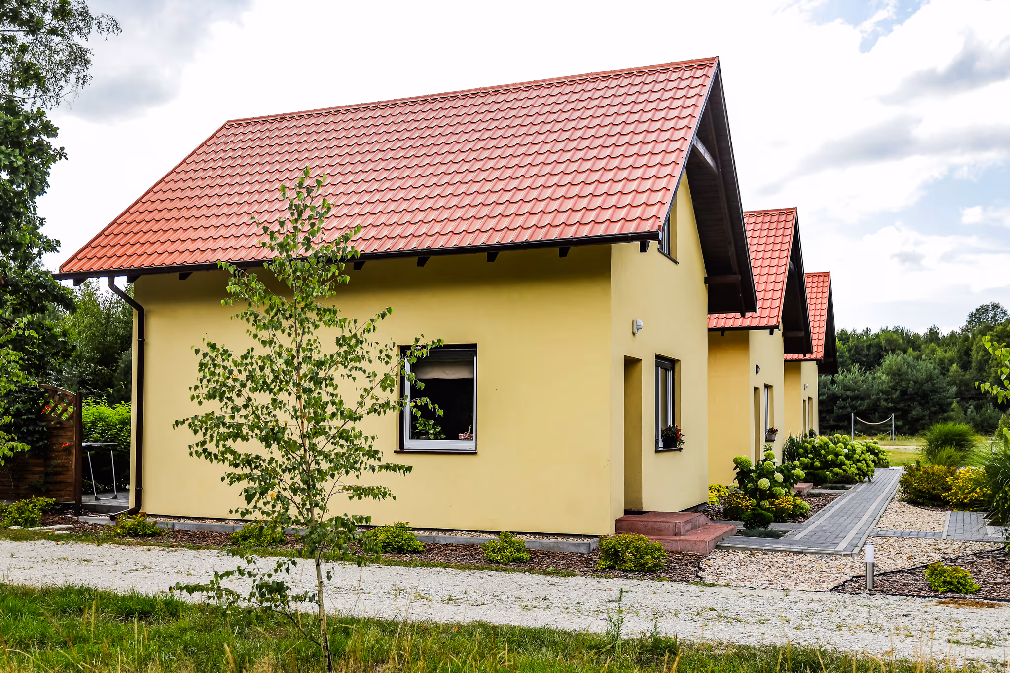 Domki w Bednarzówce - miętowy, błekitny, różany