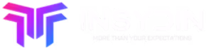 INSYPIN logo with stylized double 'T' icon in pink and purple gradient, and tagline 'Message from Your Future'.