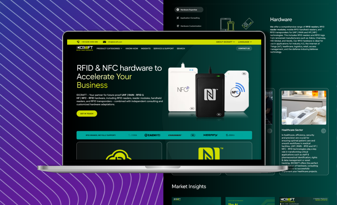 Laptop displaying INSYDIN NFT project homepage with a dark abstract digital sculpture and purple-themed interface.