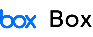 Blue BOX logo on a transparent background.