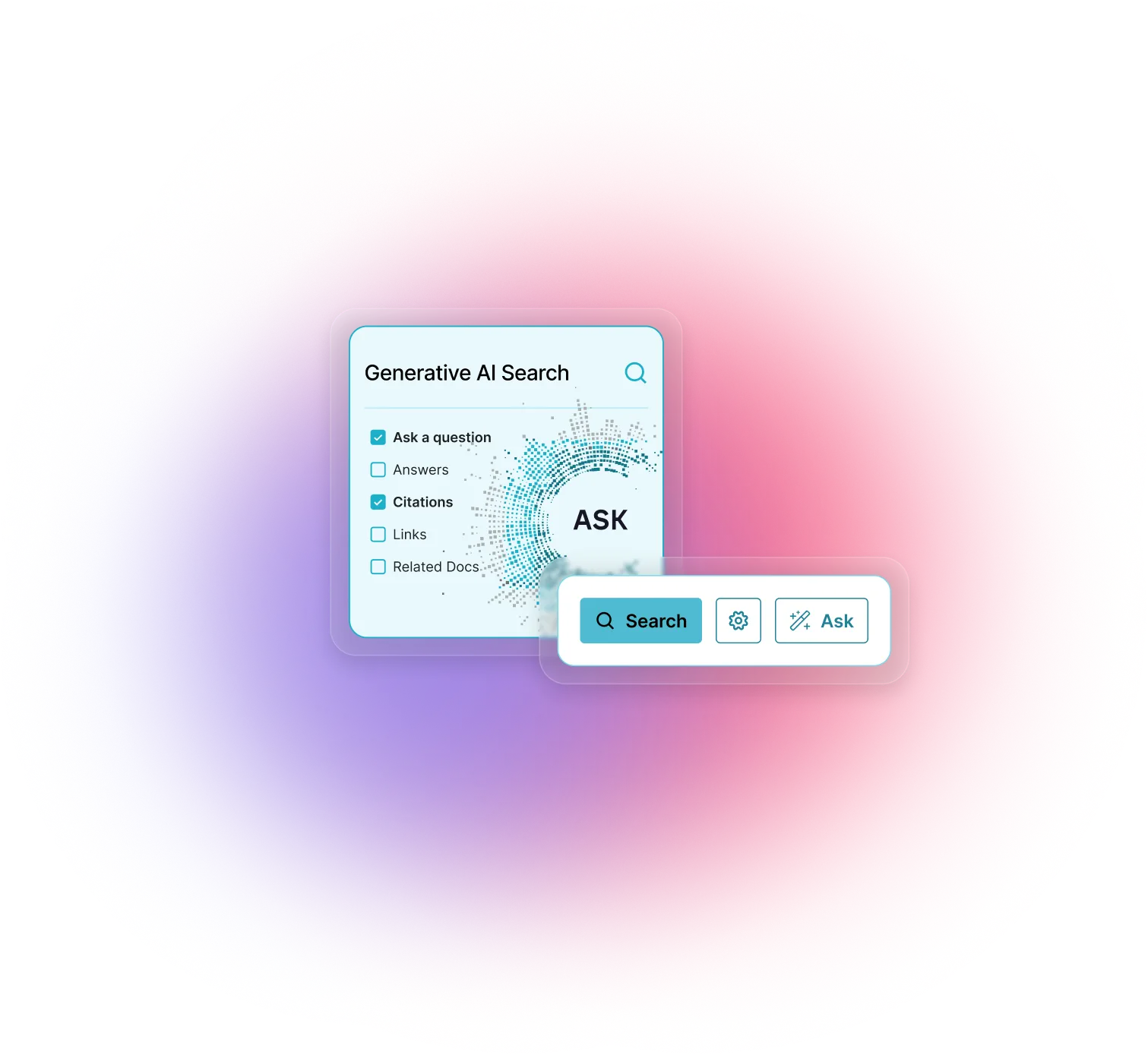 A legal hold hero graphics - laptop with icons