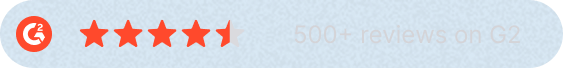 G2 banner with the reviews