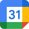 Google Calendar app icon showing the number 31.