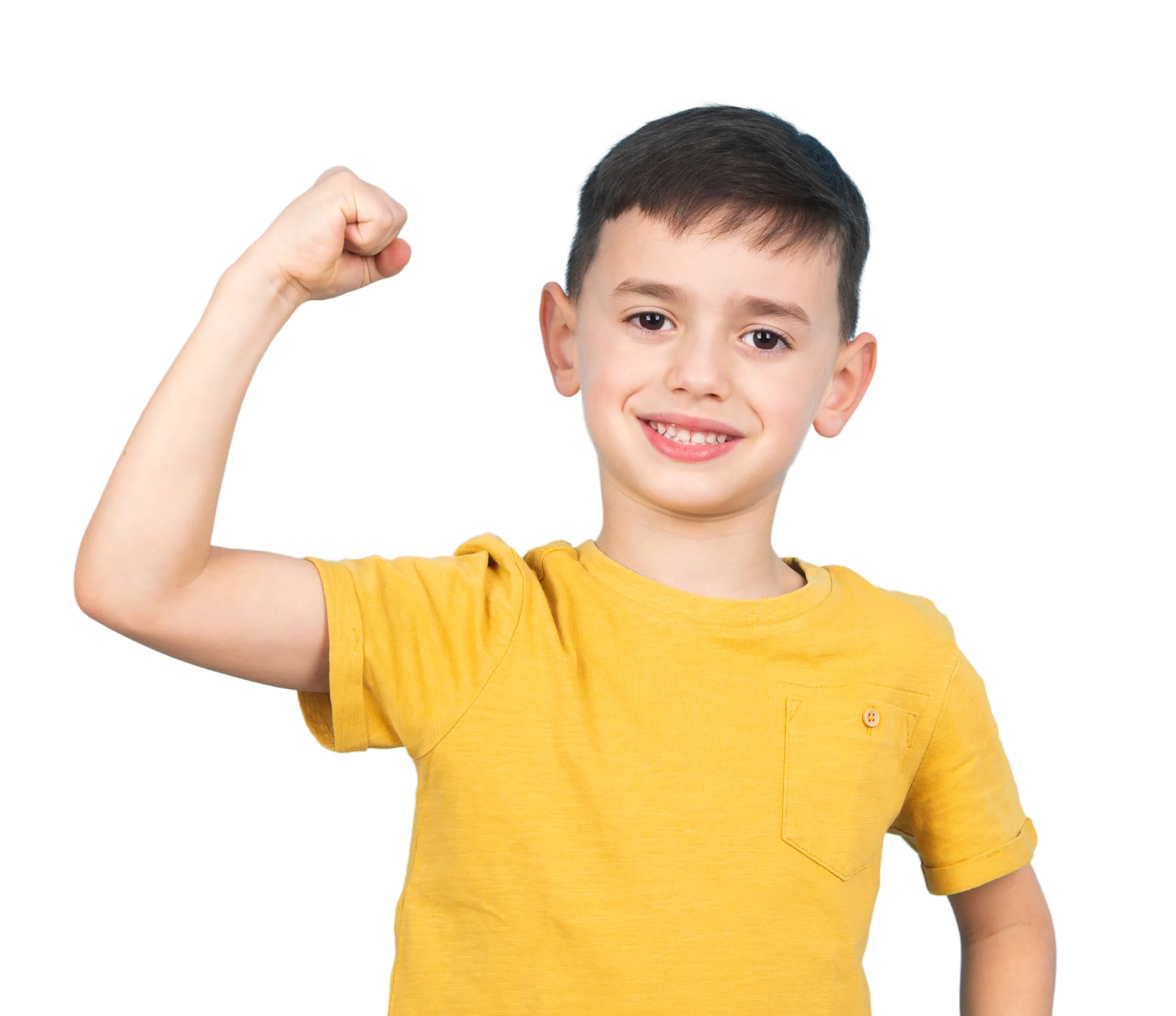 A child showing his arm
