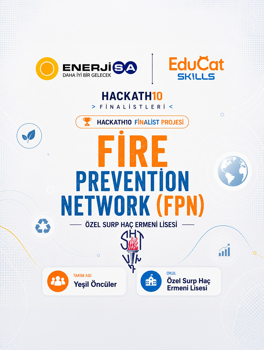 HACKATH10 Finalist Projeleri arasında yer aldık