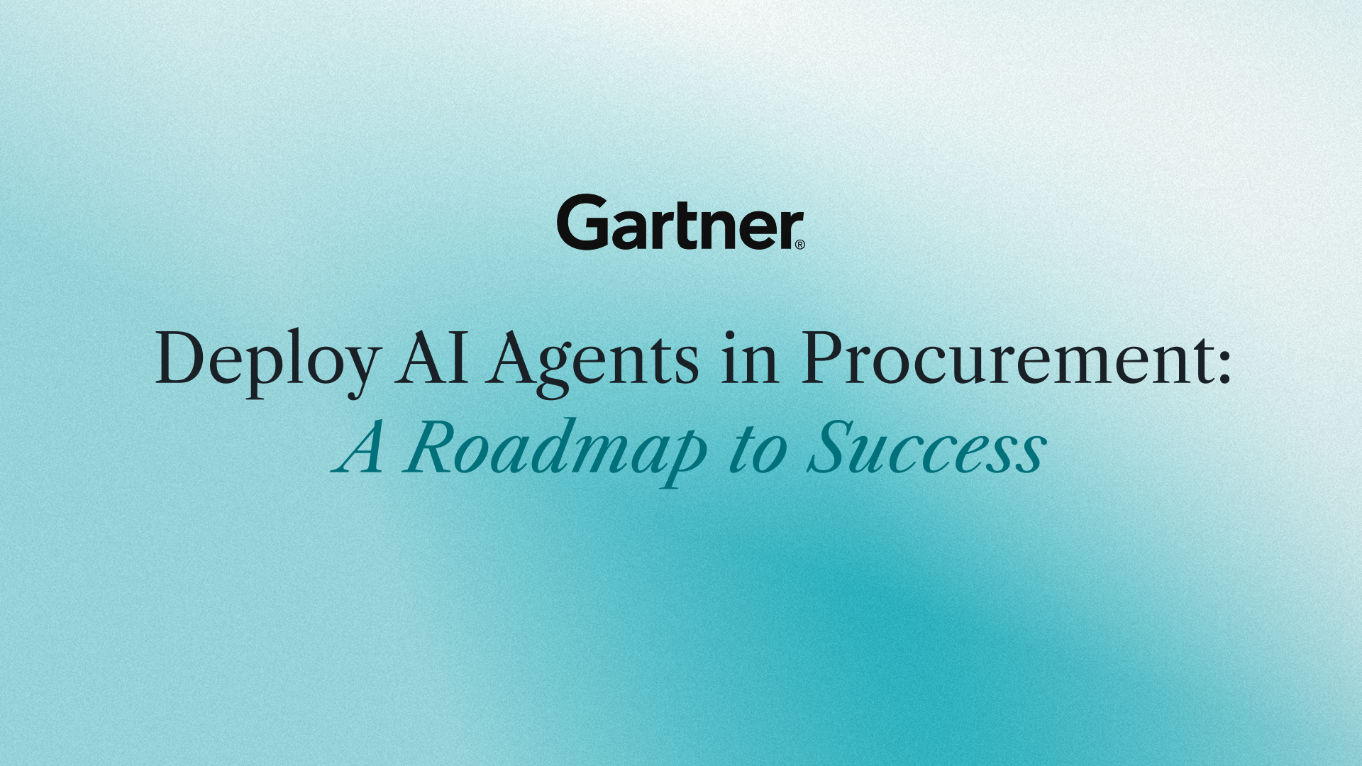 Procurement is now the proving ground for enterprise AI. 