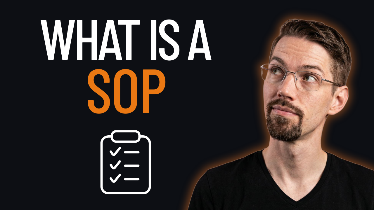 Youtube Thumbnail 'What is a SOP'