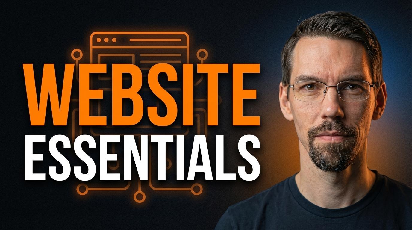 Youtube Thumbnail "Website Essentials"