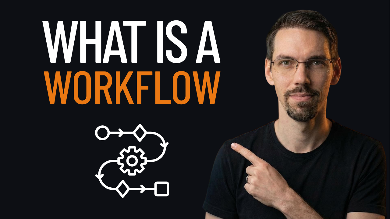 Youtube Thumbnail "What is a Workflow"