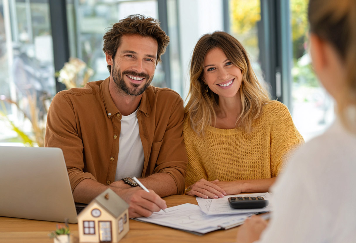 [background image] coastal town at sunset