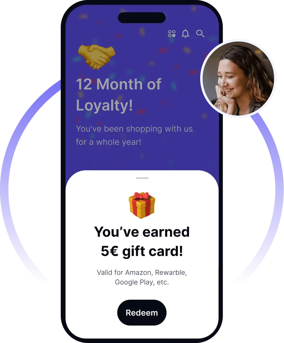 Rewards delivered right to your pocket
