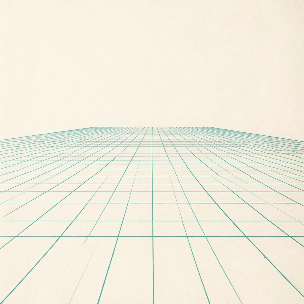 An immense ordered grid receding to a far horizon